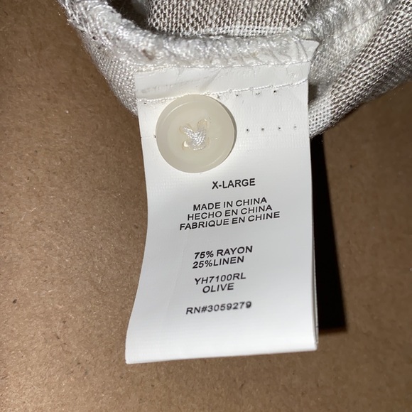 Cropped Button Down Top - Picture 9 of 9